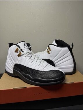 Air Jordan 12 Retro White Black Taxi XII CT8013-117 2025  Men’s  Size 10